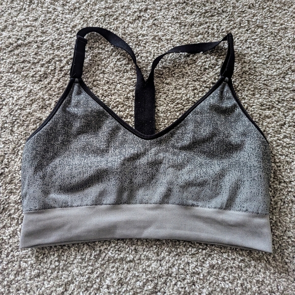 Adidas Black And Grey Ombre Sports Bra - Picture 1 of 2